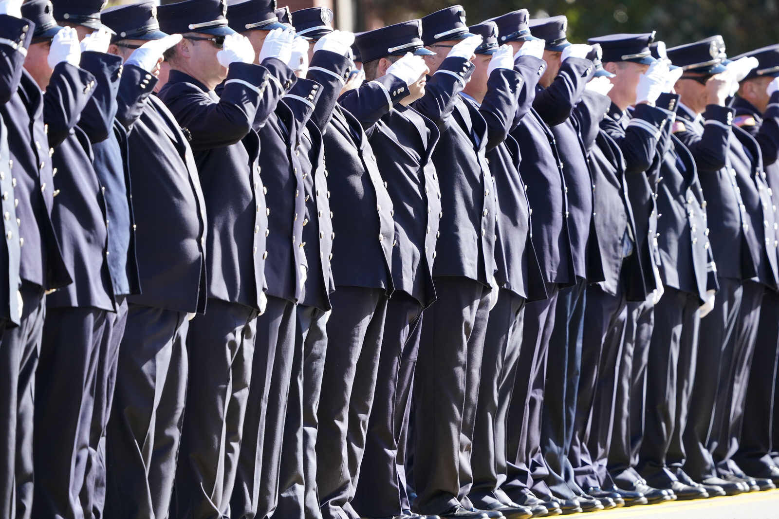Saluting a chief